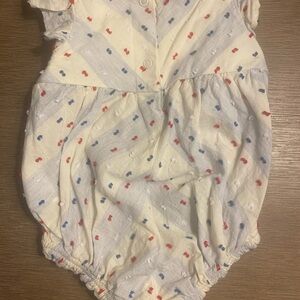 Cat & Jack Patriotic Bubble Newborn EUC